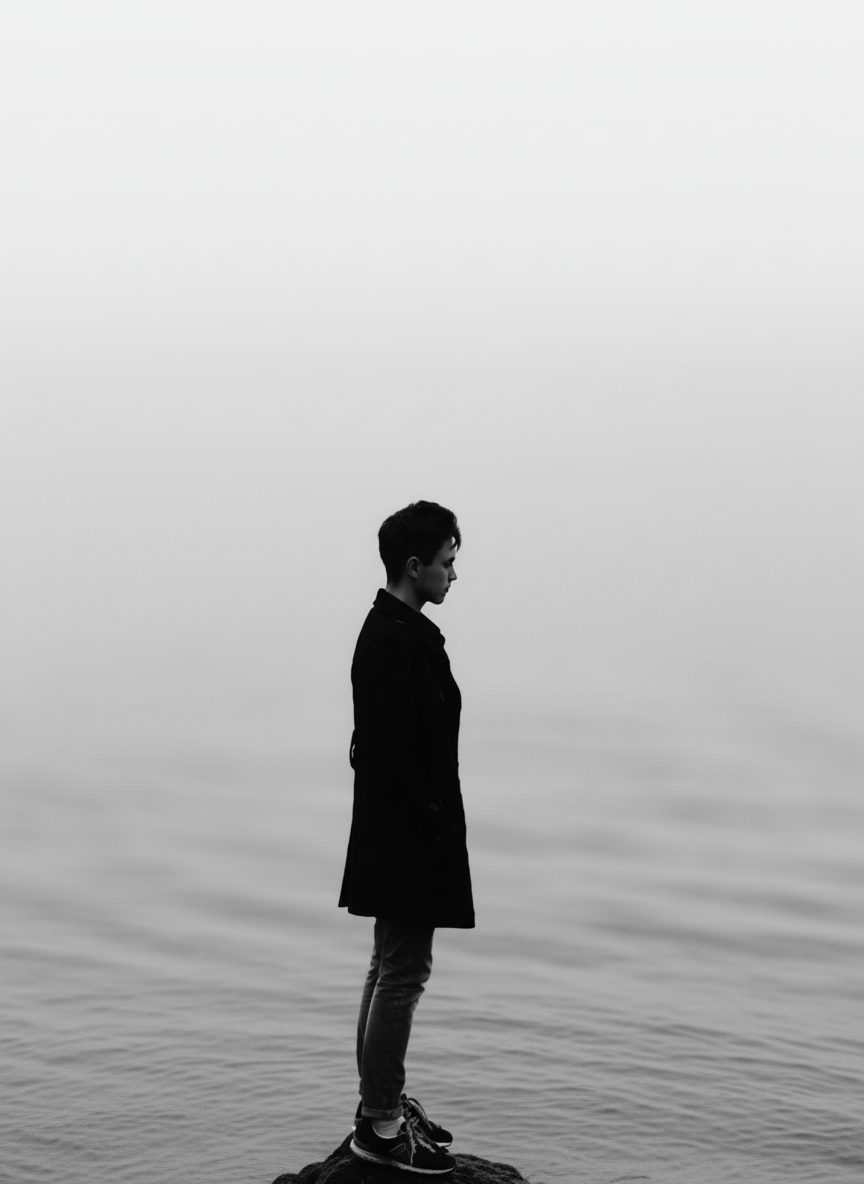 Book titled 'The Quiet Mind Plan' with a silhouette of a person against a gray background.