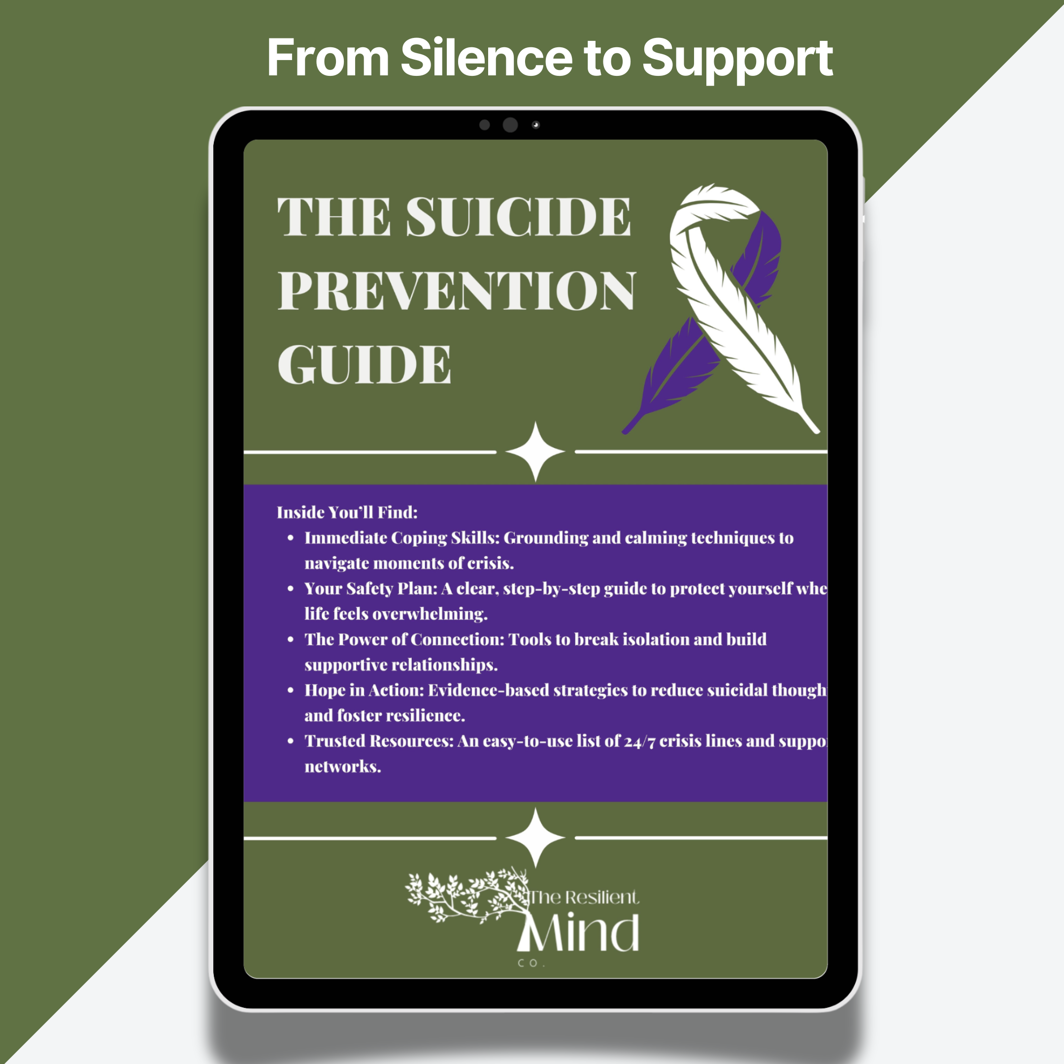 From Silence to Support: A Suicide Prevention Guide to Finding Hope and Connection